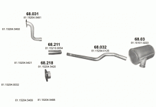 вихлопна система на MAN F 90 9.9 1989-1990 191kW