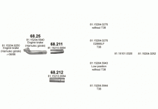 вихлопна система на MAN F2000 12.0 1993 272-294-309kW