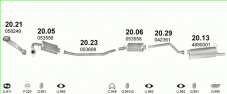 вихлопна система на POLONEZ TRUCK PLUS 1.6 PICK-UP 1997 56kW