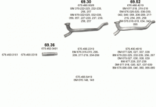 вихлопна система на MERCEDES 10-16 T 817 K-L-LS-S/917/1117/1117 L-LS-S/1120/1120 L/1317 AK-K-S/13 Вантажівка з усиленим кузовом 