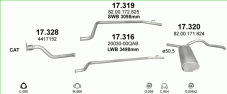 вихлопна система на OPEL VIVARO 2.0 D 2006 66-84kW